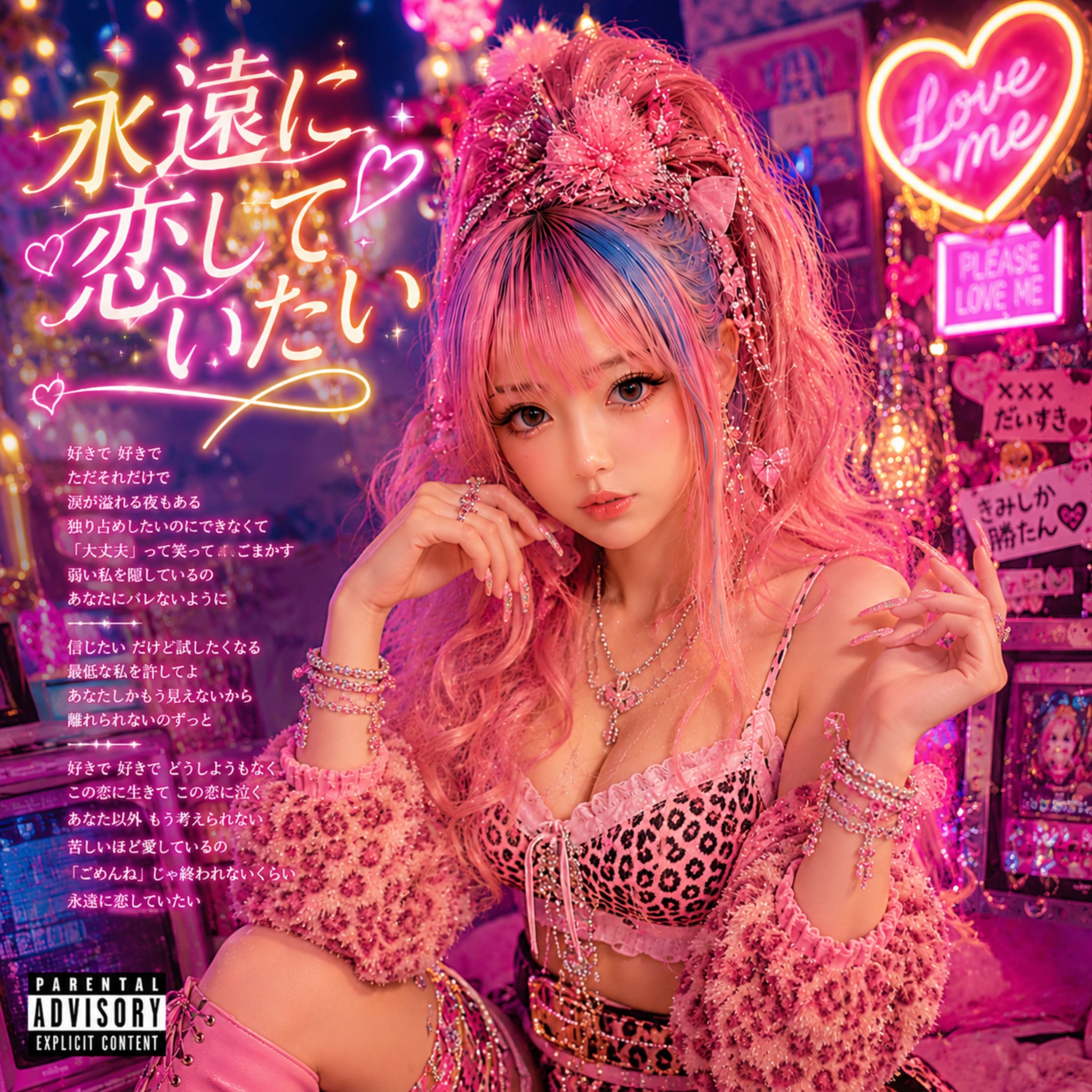 代表曲『永遠に恋していたい』のジャケットビジュアル